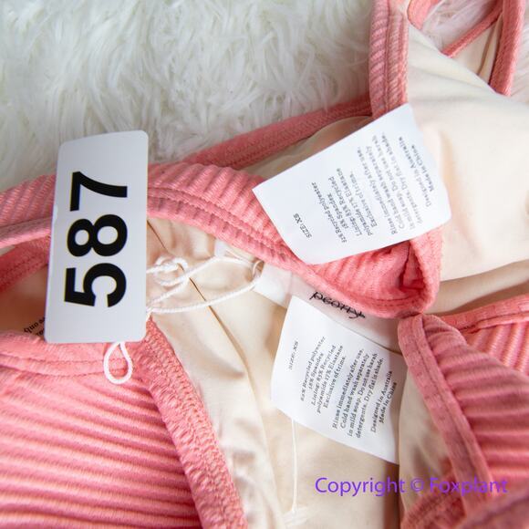 New! Set! Free‎ People x Peony panel balconette highline pant bikini, size XS - Picture 10 of 10